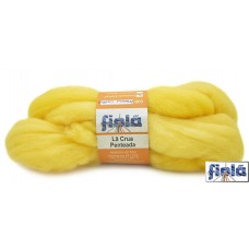 Lã Penteada Merino Amarelo Canário